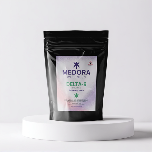 🍓 Medora Delta-9 Gummies – 250 mg (10 pack / 25 mg each) Medora Wellness