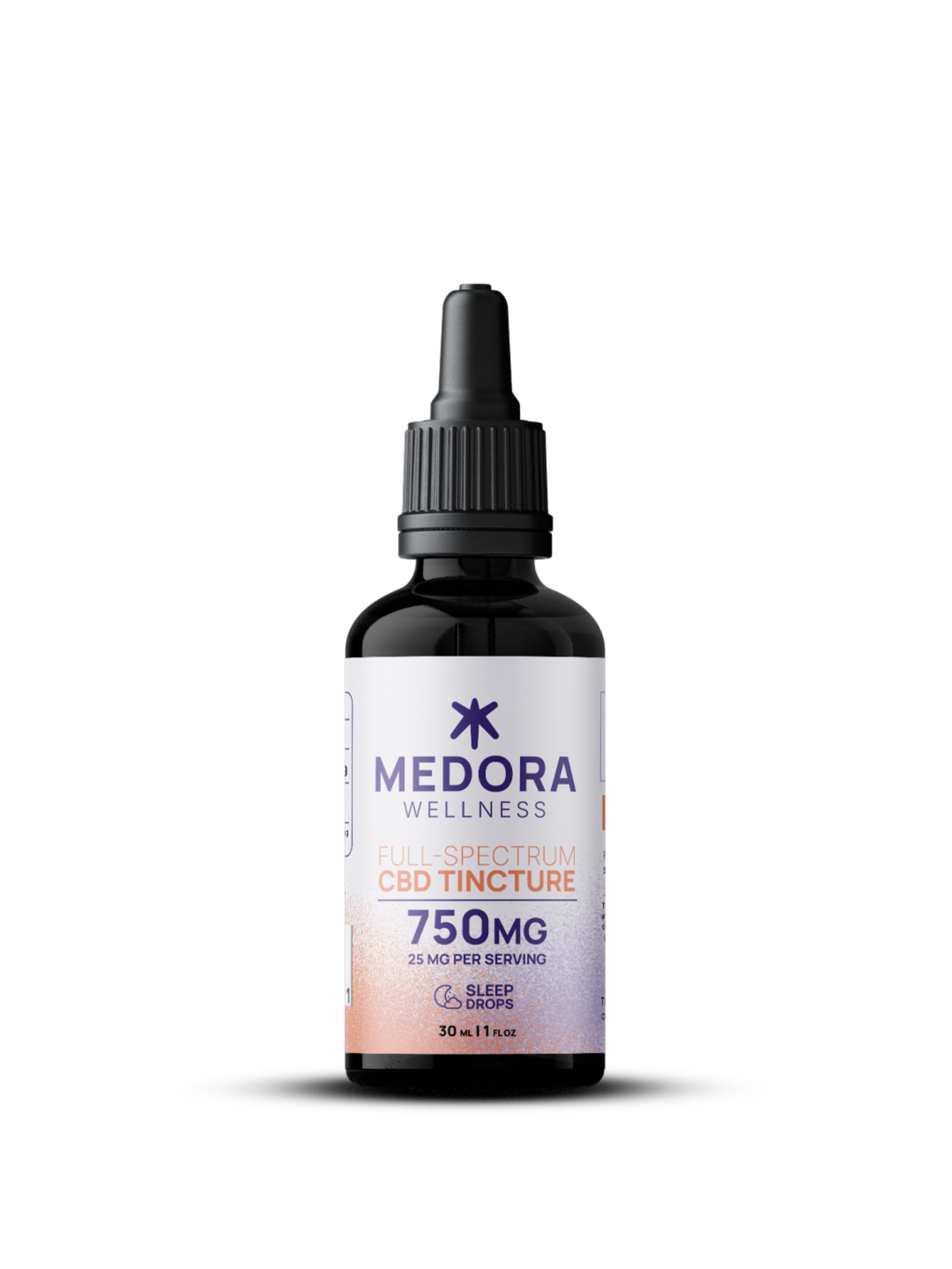 Medora Wellness Sleep CBD Tincture bottle on a white background